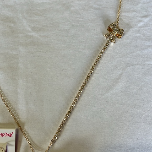 Betsey Johnson Strawberry Long Pendant Necklace & Strawberry Drop Earrings NWT - Picture 7 of 12
